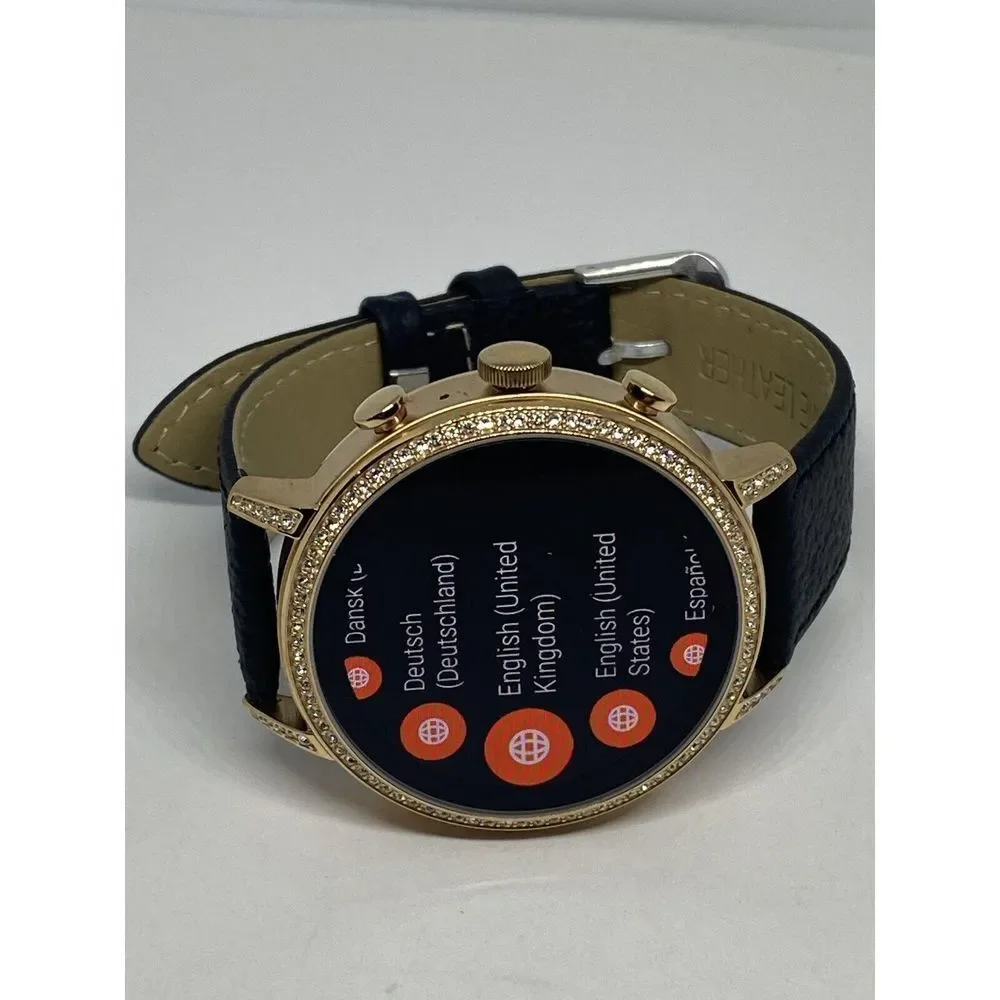 Fossil Gen 4 Authentic Digital Dial Smart Watch Custom Band FTW6015 AB572